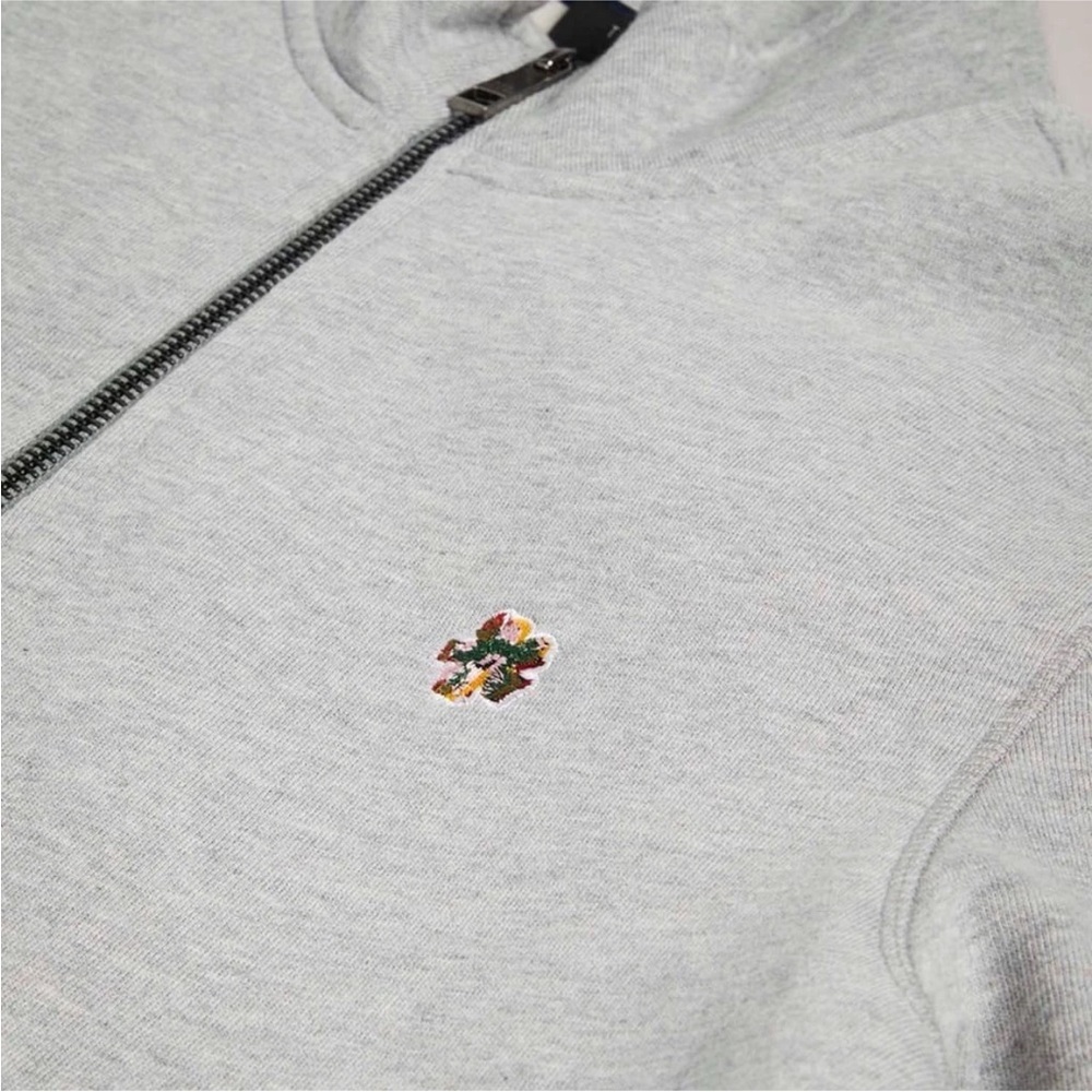 Ted Baker Light Gray Zip-Up Sweater - Picture 6 of 12
